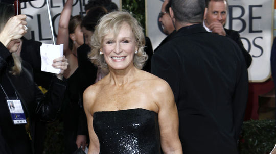 Herečka Glenn Close na zábere z ceremoniálu...