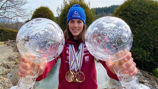 Cesta Petry Vlhovej za veľkým glóbusom v...