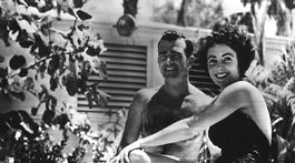 Rok 1949:  17-ročná Elizabeth Taylor v Miami.