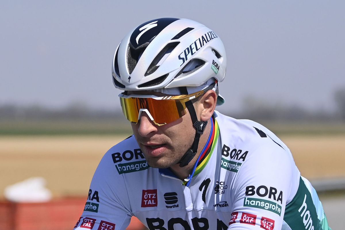 Peter Sagan na pretekoch Miláno - San Remo 2021.