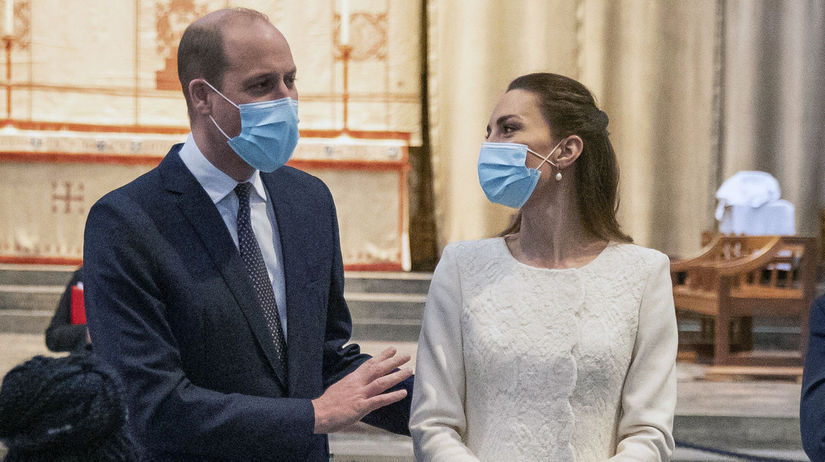 Princ William a jeho manželka Kate, vojvodkyňa...