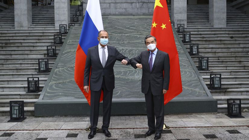 Ruský minister zahraničných vecí Sergej Lavrov...