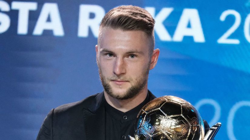 Futbalista roka 2020 Milan Škriniar.
