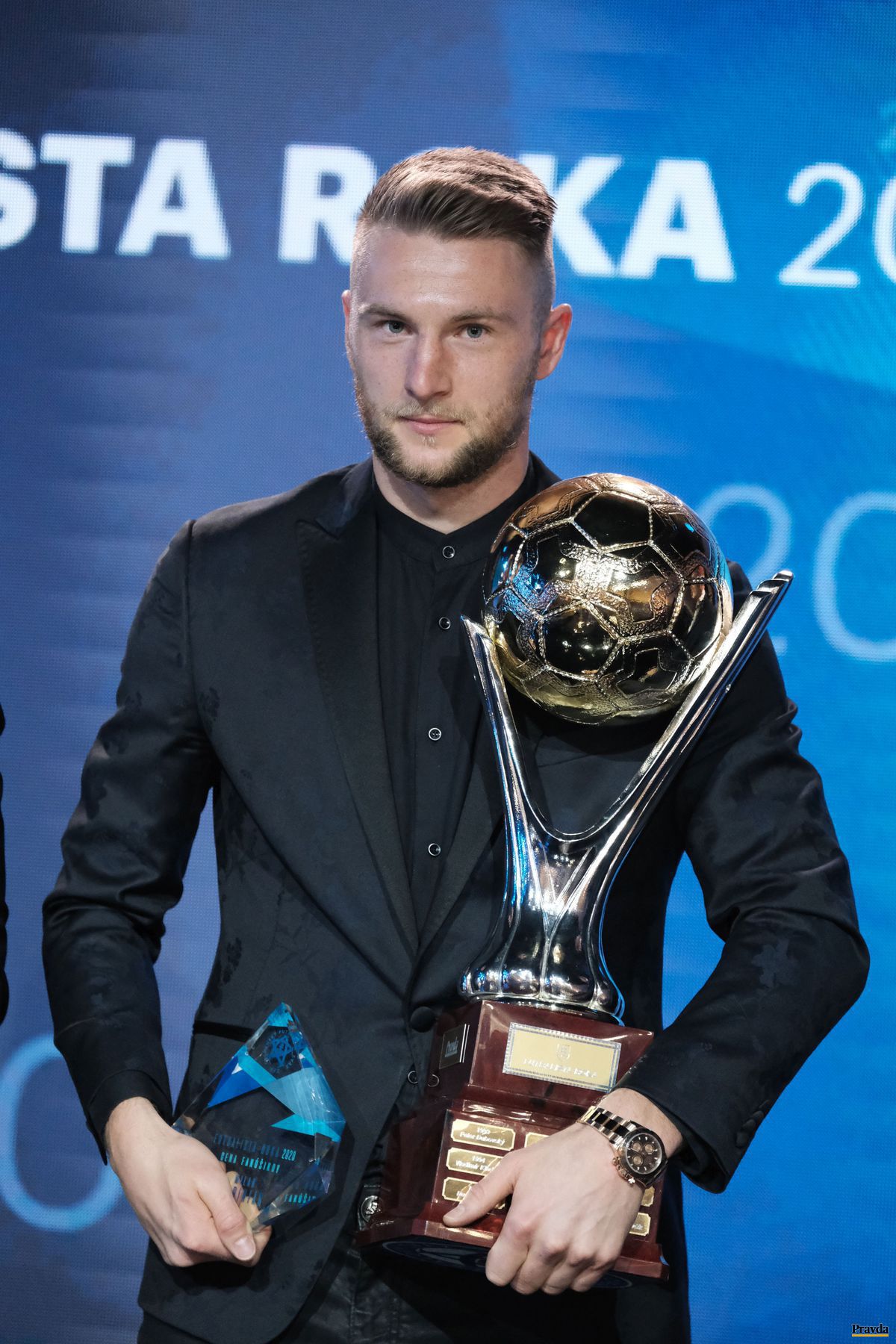 Futbalista roka 2020 Milan Škriniar.