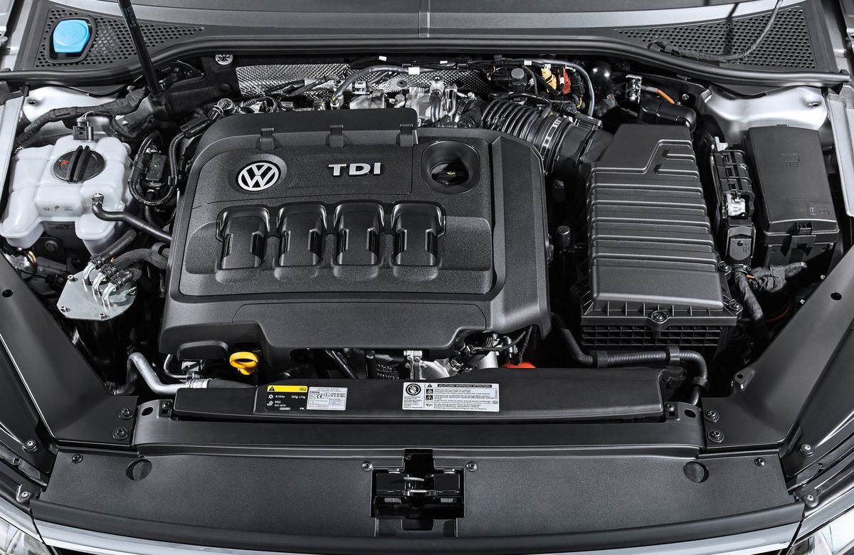 Najrozšírenejším motorom VW Passat je...