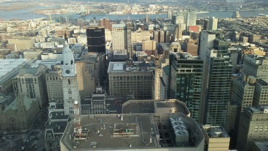 Filadelfia: Výhľad z One Liberty Observation Deck.