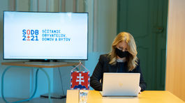 Do konca online sčítania obyvateľstva ostávajú posledné hodiny, upozornila na to i Čaputová