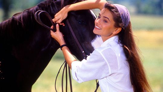 Pavlína Pořízková v roku 1989 vo filme Jej alibi. 