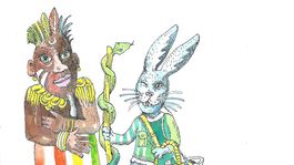 Princ a krasa zeme kniha Rwanda-Mudry zajac