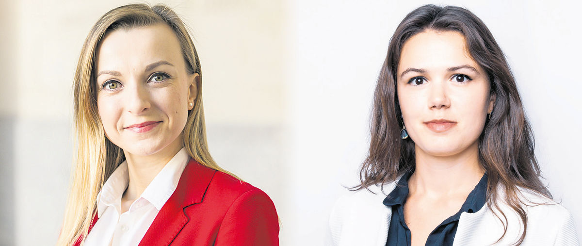 Katarína Kertýsová (vľavo) a Alice Billonová...