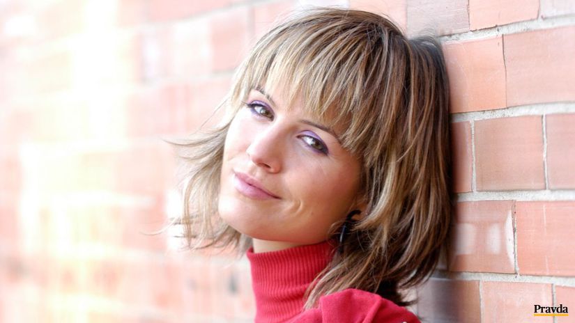 Zuzana Norisová ako blondínka v roku 2003.