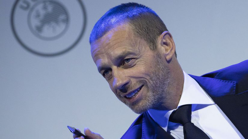 Prezident UEFA Aleksander Čeferin.