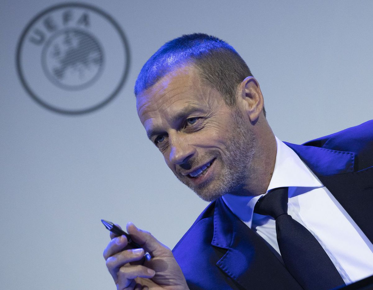 Prezident UEFA Aleksander Čeferin.