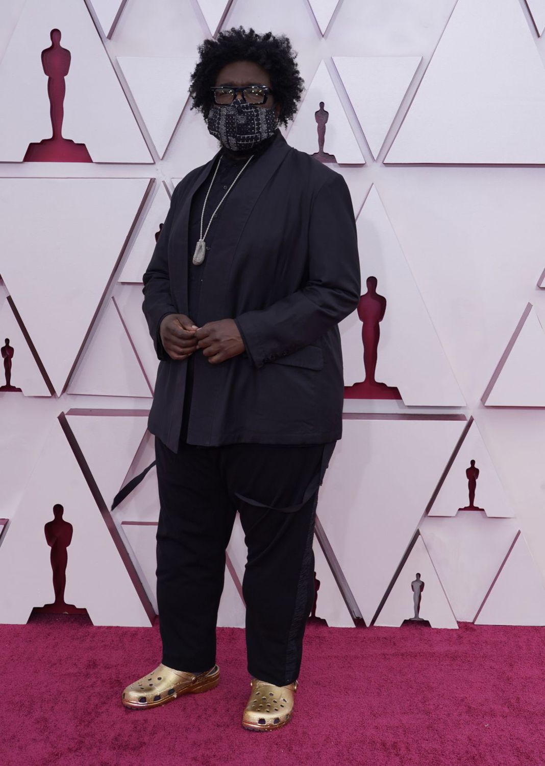 Questlove a jeho look na 93. ročníku Oscarov.