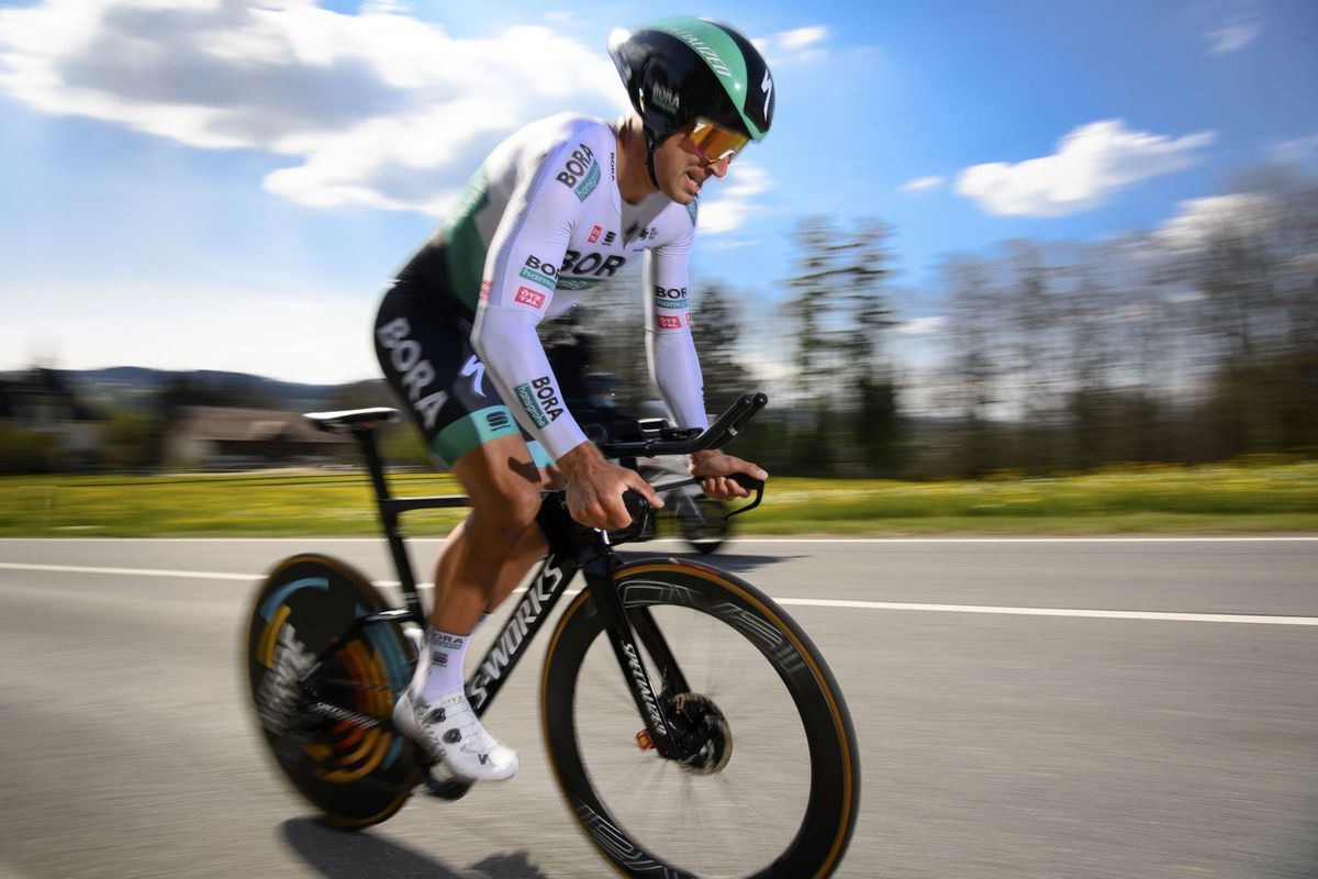 Peter Sagan počas prológu pretekov Okolo Romandie.