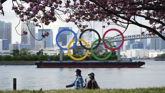 Tokio, olympijské kruhy