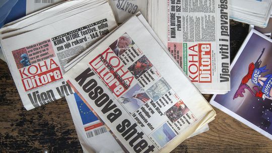 Žiadne noviny. Kosovo ako prvé v Európe nemá printové médiá