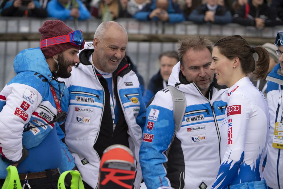 Petra Vlhová, jej brat Boris, otec Igor Vlha a...