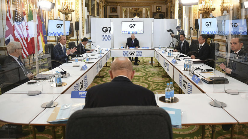Británia Raab ministri G7 schôdzka