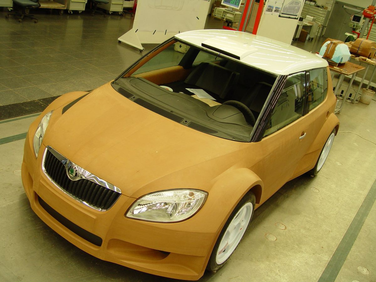 Plastelínový model Fabia S200