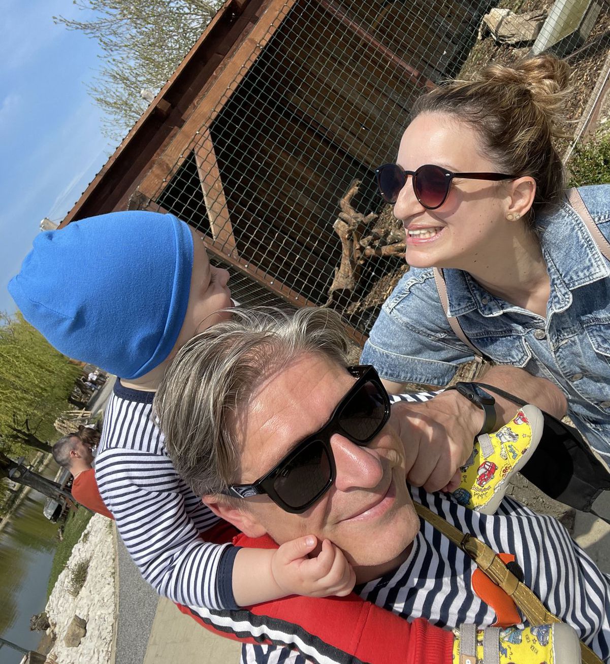 Jobus family 2021. Braňo Jobus so synom Jonášom...