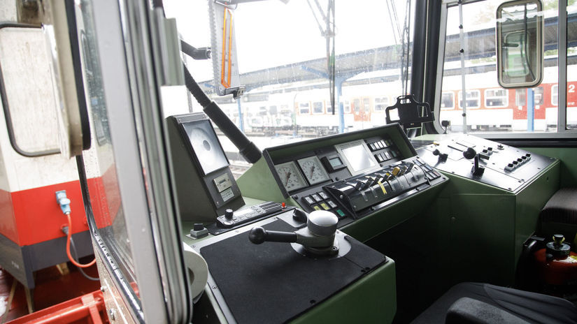 Interiér električky počas slávnostného...