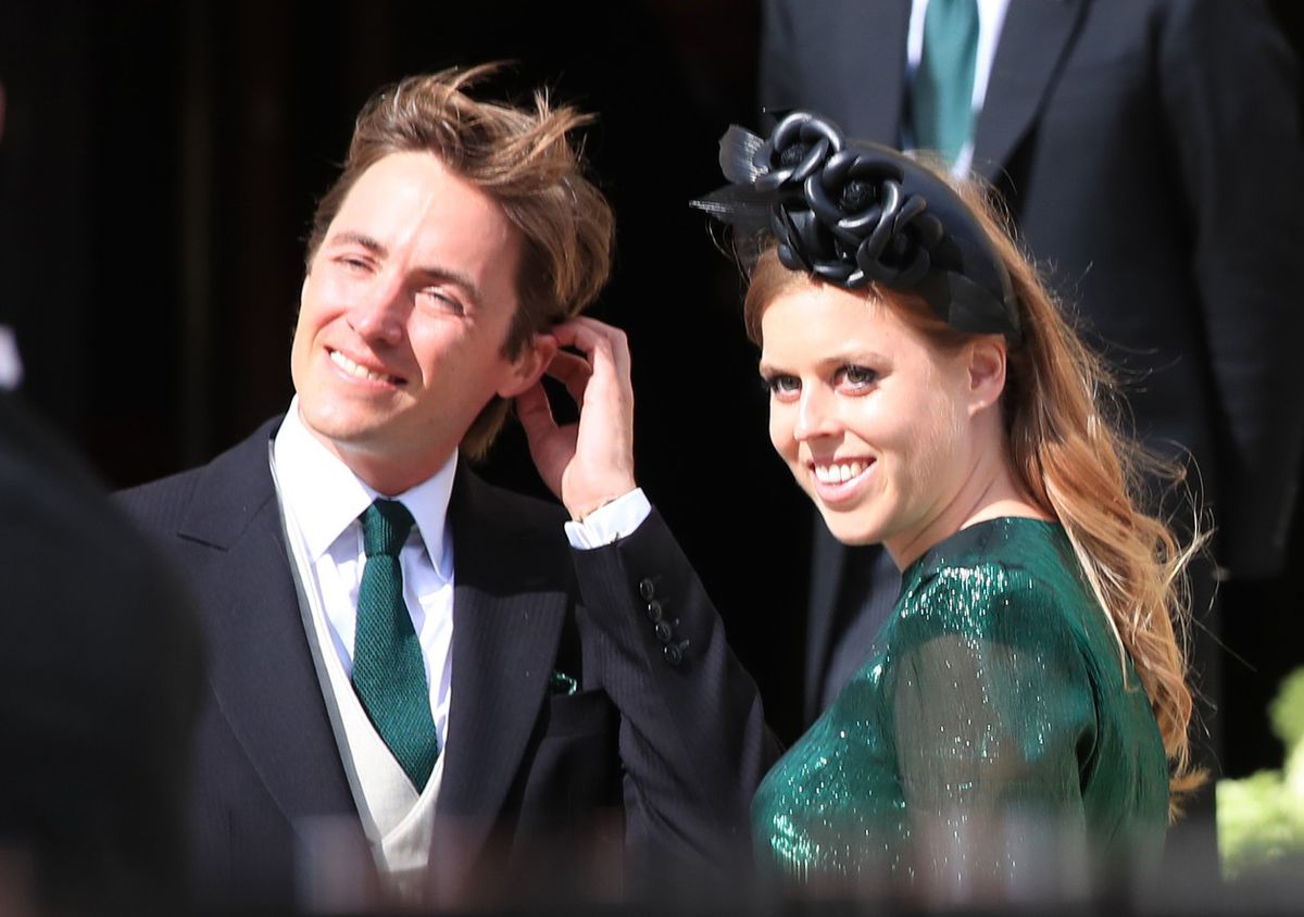 Princezná Beatrice a jej manžel Edoardo Mapelli...