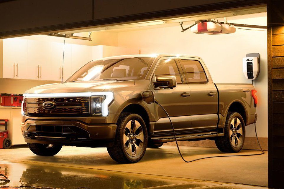 Elektrické pikapy, ako tento Ford F-150...