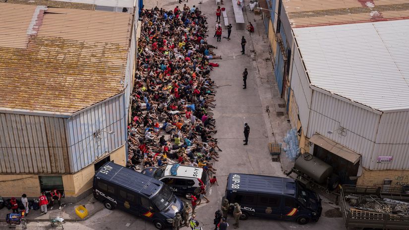 Španielsko Maroko Migranti Ceuta