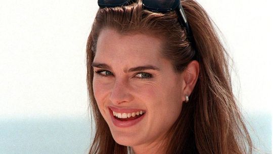 Herečka Brooke Shields na zábere z roku 1998 na...