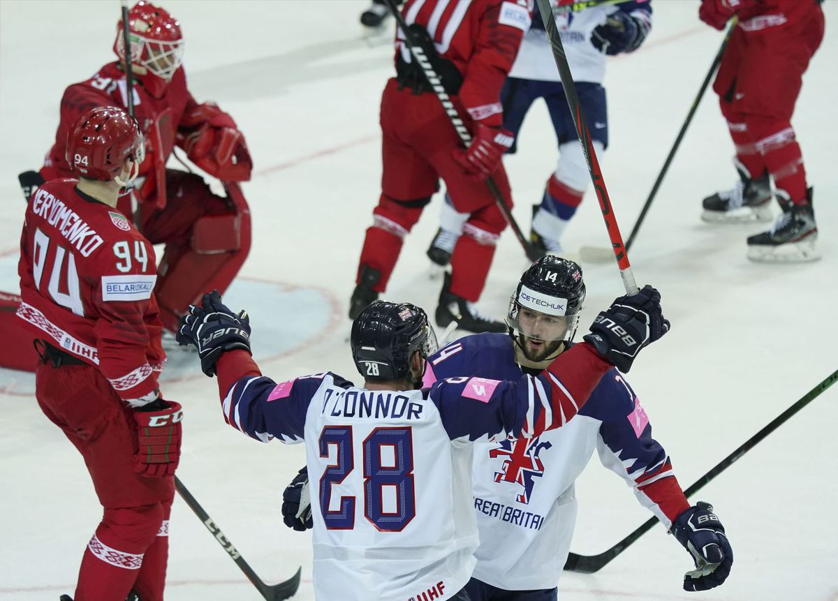 Lotyšsko MS2021 Hokej A skupina Bielorusko...