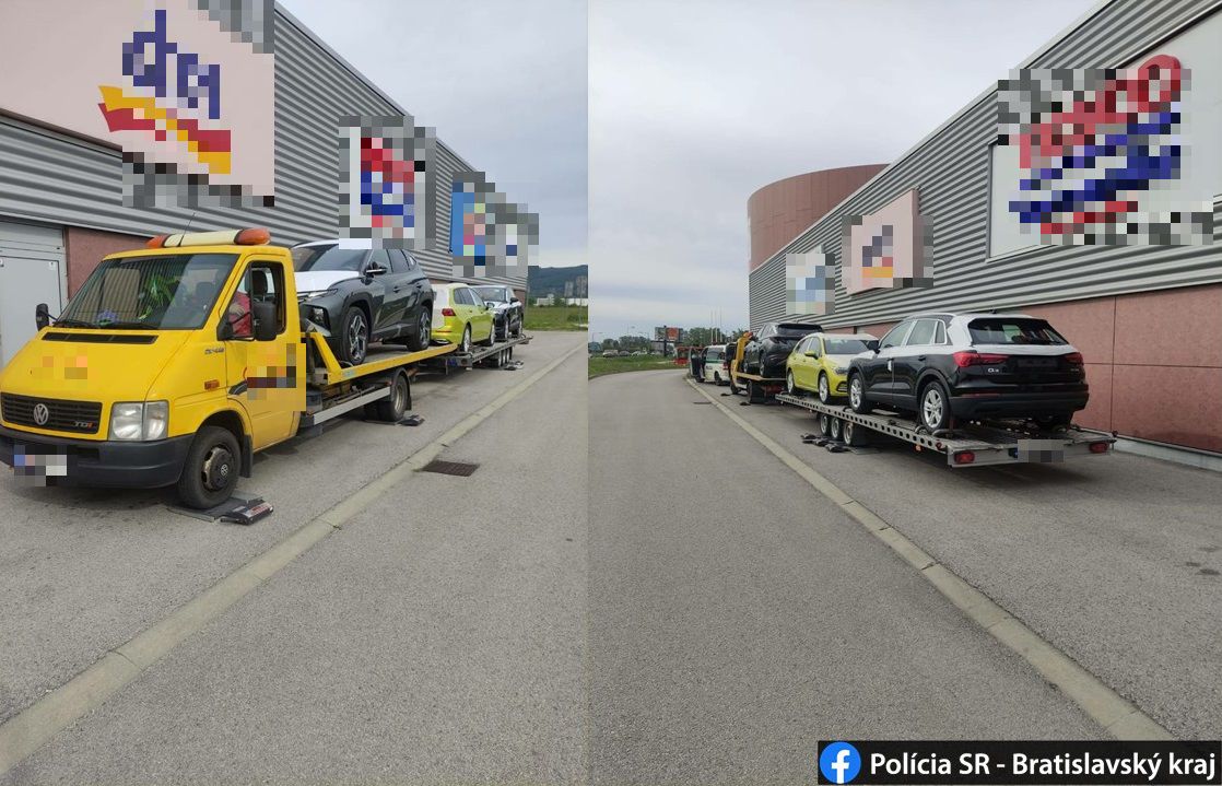 Táto jazdná súprava s odťahovým autom bola...