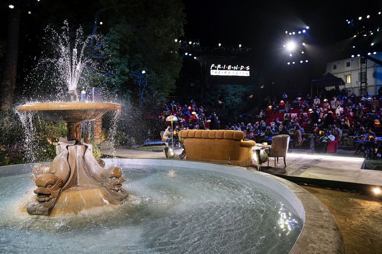 Záber zo špeciálne epizódy Priatelia: Zase spolu.