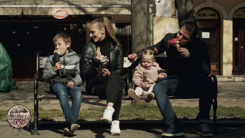 Romina Kolodziej s rodinou.