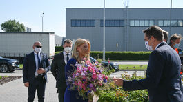 Zuzana Čaputová na návšteve Volkswagenu