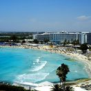 Cyprus, more, pláž, dovolenka, hotely