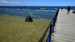 Cyprus, pobrežie, dovolenka, more, motorka, more pláž