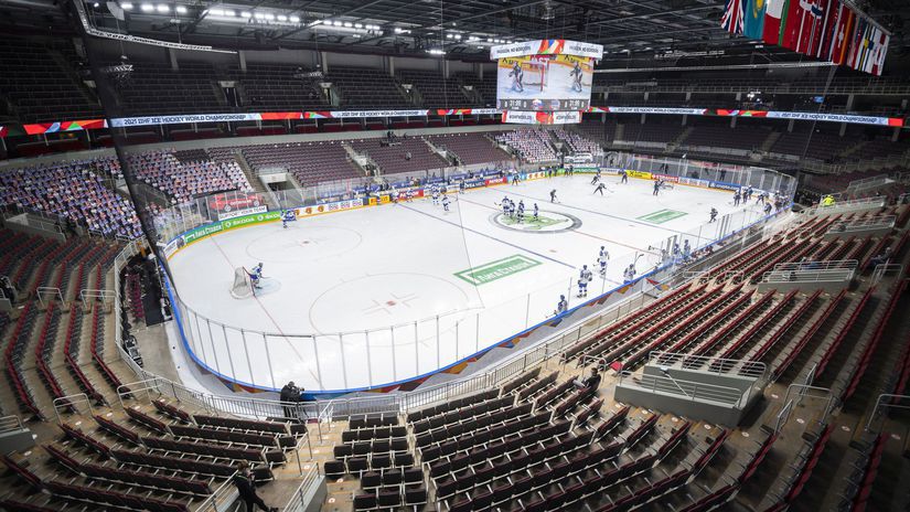 Rozkorčuľovanie hráčov pred štvrťfinálovým...