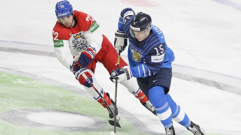 Lotyšsko MS2021 Hokej štvrťfinále Fínsko ČR