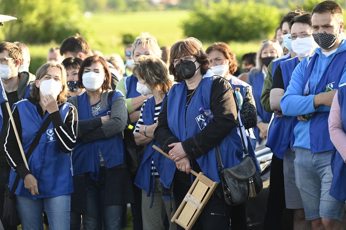 Ostrý štrajk zamestnancov firmy Booster...