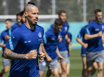 Rusko Petrohrad SR Repre Futbal ME2020 Tréning