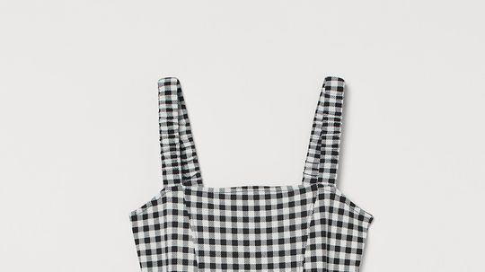 Letné šaty s ginghamovým vzorom H&M, predávajú...