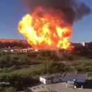 výbuch čerpacej stanice Novosibirsk