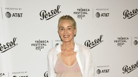 Herečka Sharon Stone na stretnutí poroty s...