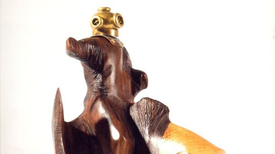 Socha Juraja Čuteka stvárňuje nórskeho...