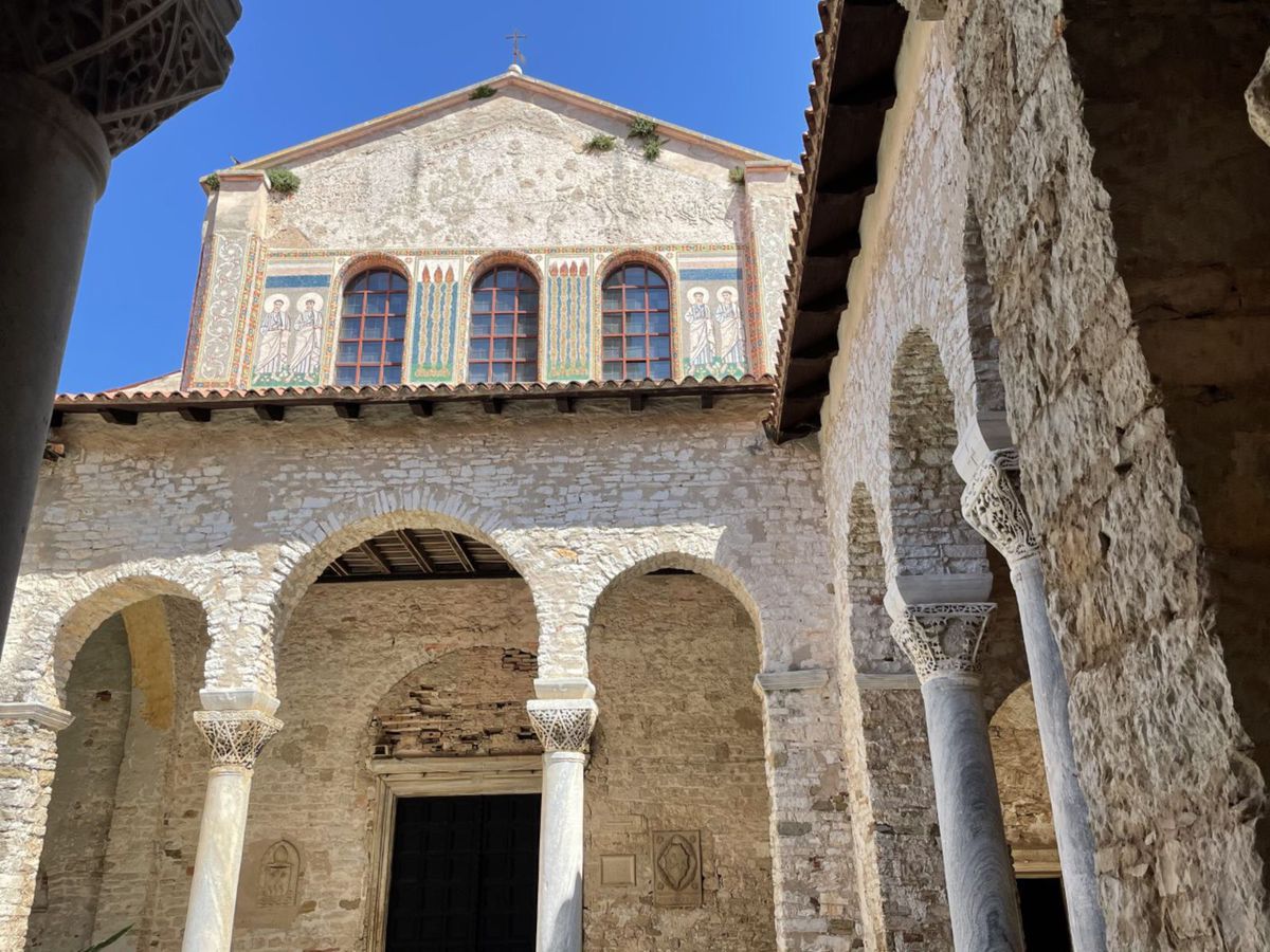 Eufráziova bazilika v Poreči na Istrii.