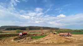 Odpočívadlo Milhosť - prípravné práce.