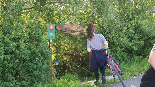 Vstup do chráneného vtáčieho územia.