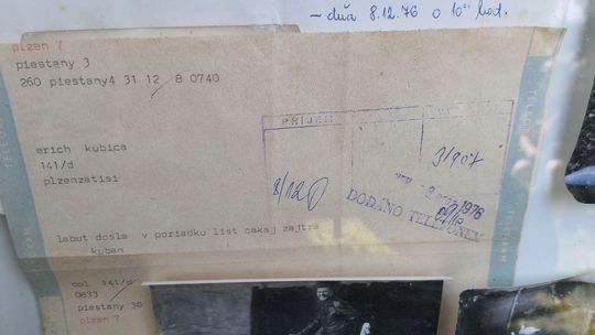 Telegram, v ktorom Viliam Kubán potvrdzuje...