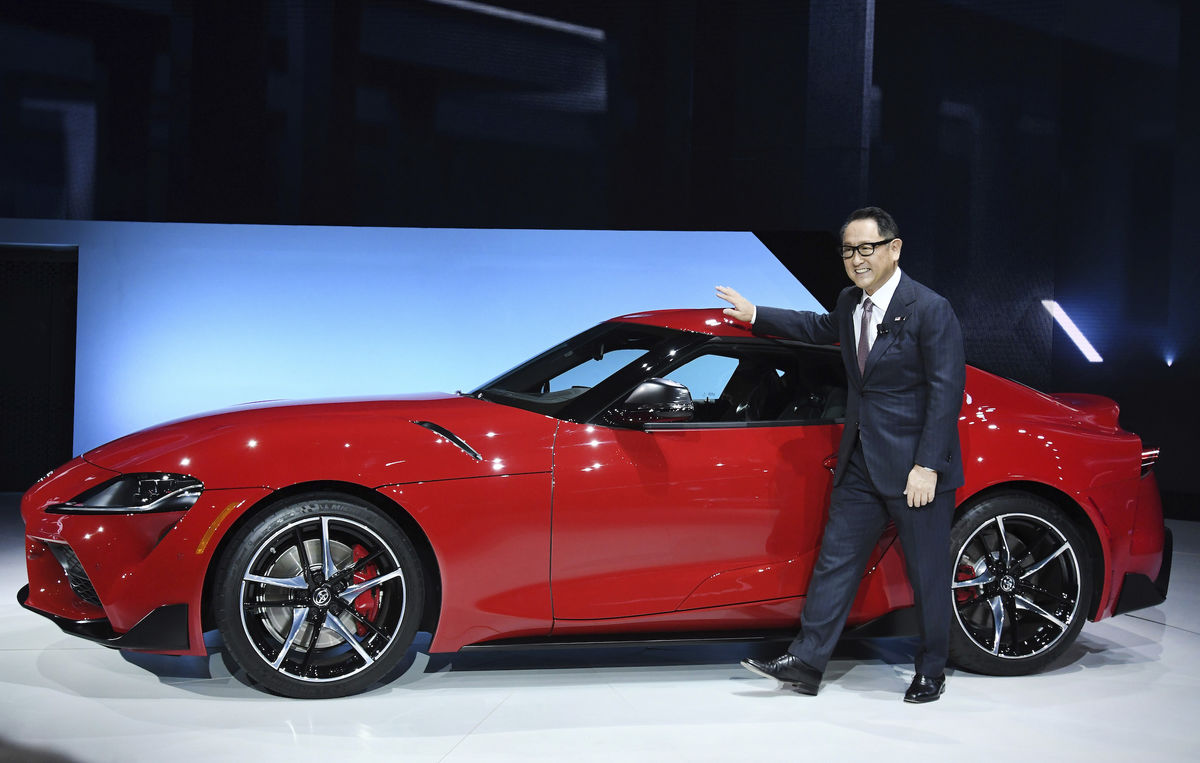 This is how Akio Toyoda enthusiastically presented in...